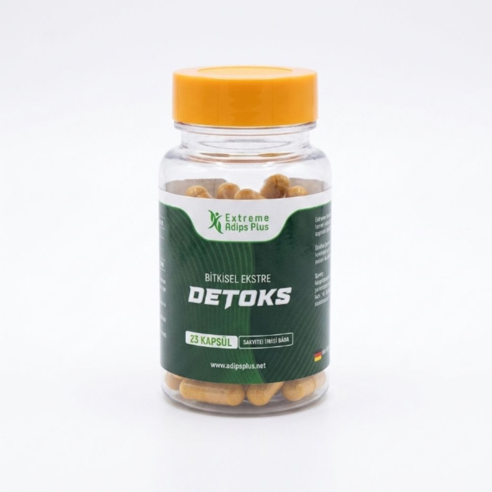 Adipo Plus Extreme Bitkisel Ekstre Detoks – Toksin Atıcı ve Metabolizma Destekleyici 950 Mg 30 Kapsül