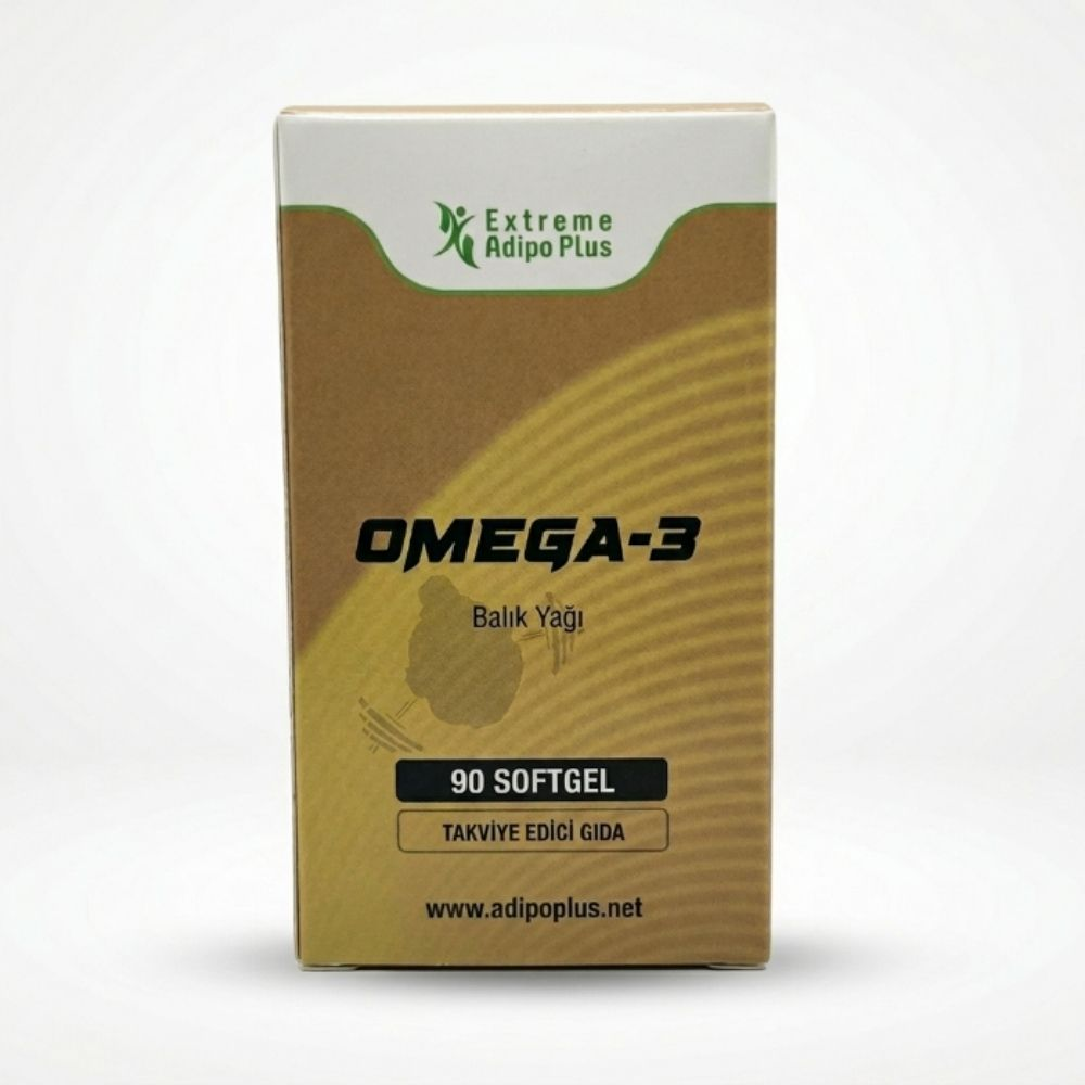 Adipo Plus Extreme Omega-3 Balık Yağı – EPA & DHA Destekli Kalp, Beyin ve Eklem Sağlığı 90 Softgel
