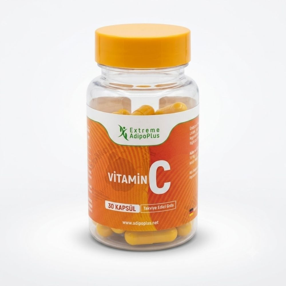 Adipo Plus Extreme Vitamin C 1000 mg – Bağışıklık ve Antioksidan Destek 1000 Mg 30 Kapsül