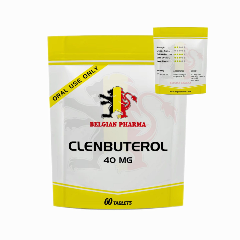 Belgian Pharma  Clenbuterol 40 Mcg 60 Tablet