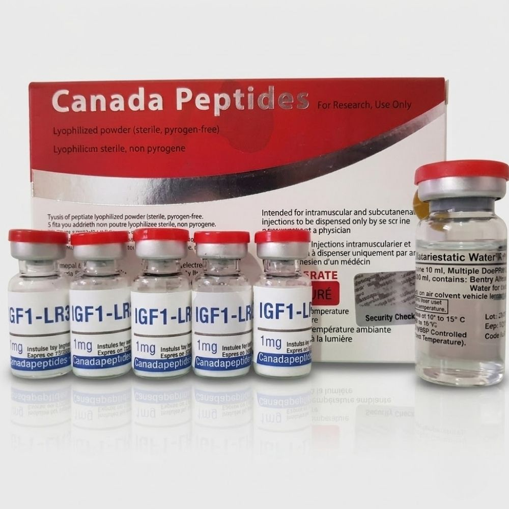 Canada Peptides Igf1-lr3 1mg 5 Flakon + Antiibakteriyel Su