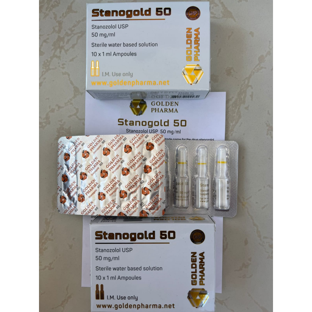 Golden Pharma  Stanozolol (Winstrol)  50 Mg 10 Ampul