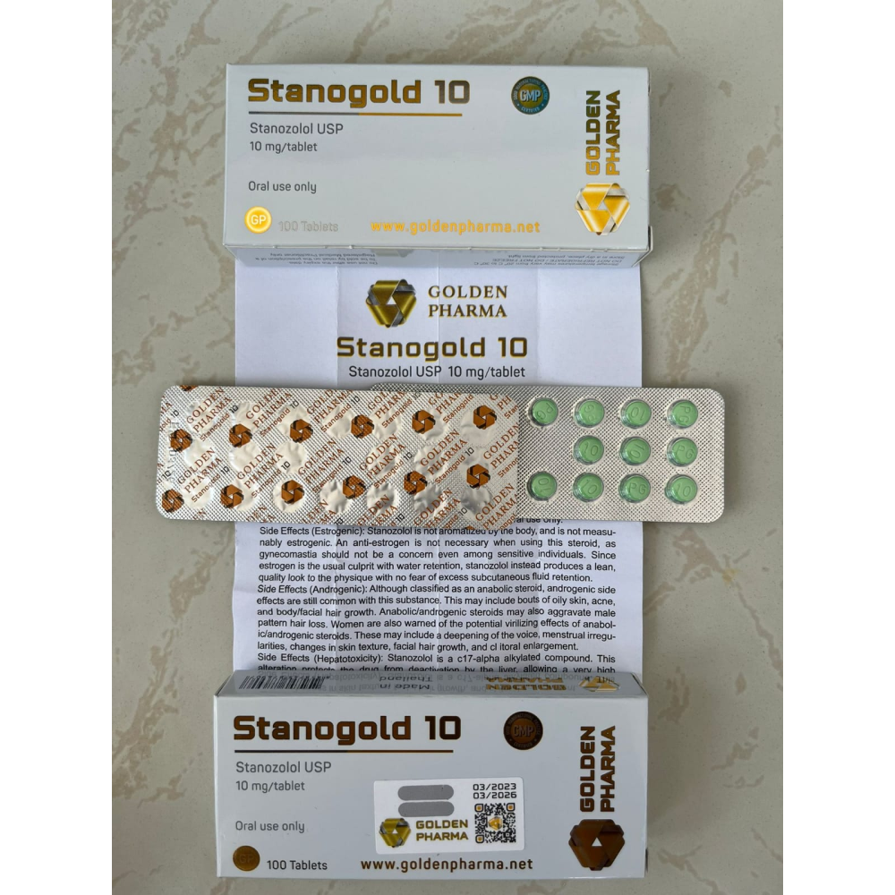 Golden Pharma  Winstrol ( Stanozolol ) 10 Mg 100 Tablet