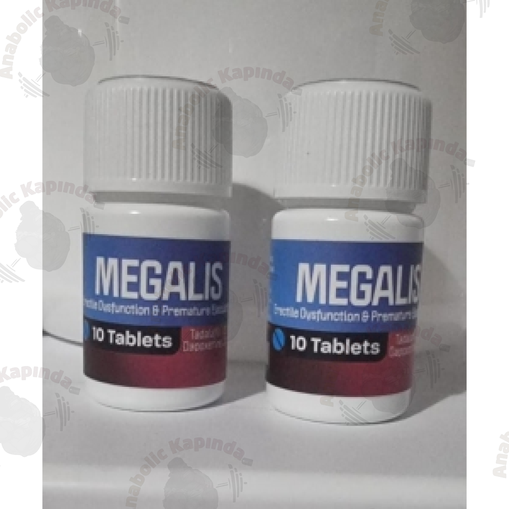 Megalis – Tadalafil 20 mg & Dapoxetine 30 mg  10 Tablet