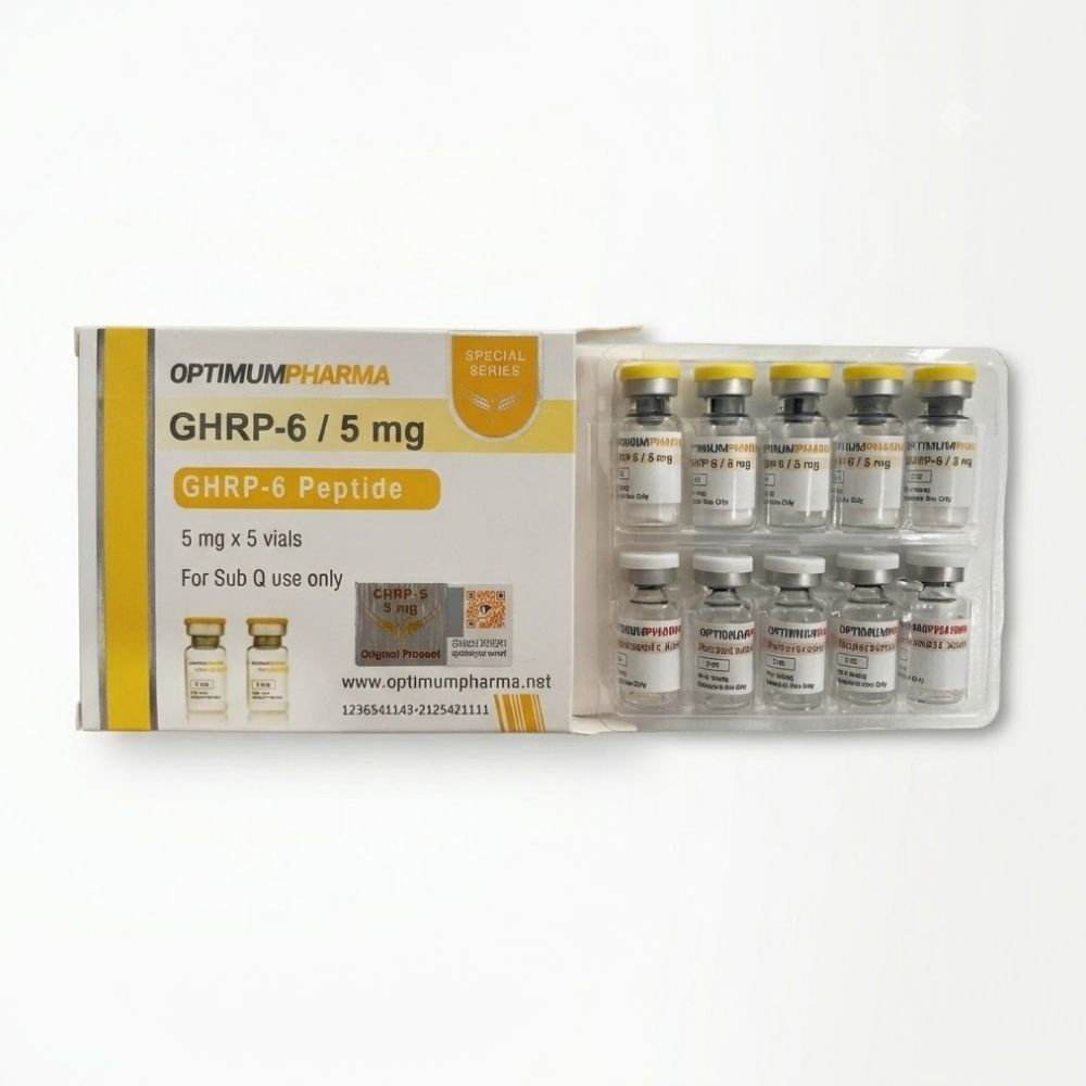 Optimum Pharma Ghrp-6  5 Mg 5 Flakon + Antiibakteriyel Su