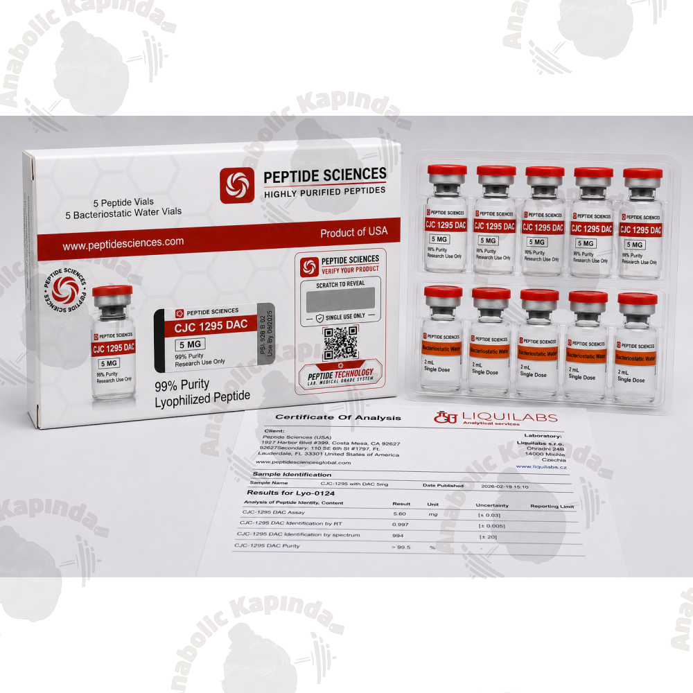Peptid Sciences CJC 1295 DAC 5 Mg 5 Flakon + Antiibakteriyel Su