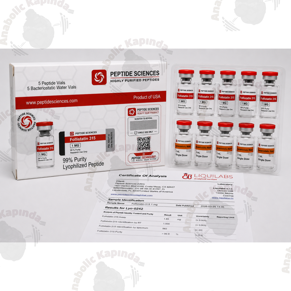Peptid Sciences  Follistatin 315 1 Mg 5 Flakon + Antiibakteriyel Su