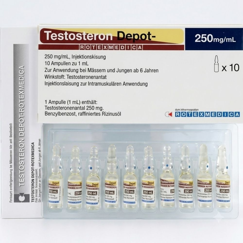 Rotexmedica Testosteron Enanthate 250mg 10 Ampul