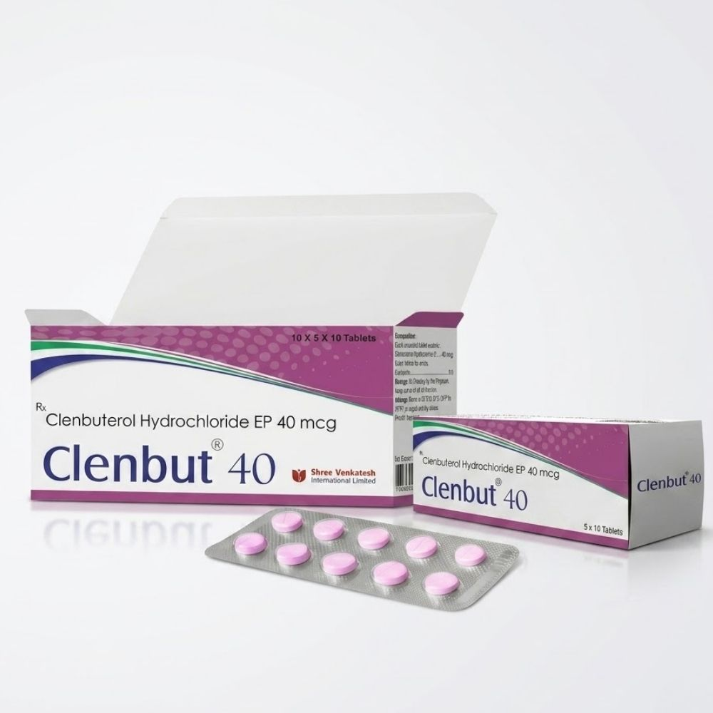Shree Venkatesh Clenbuterol 40 Mcg 50 Tablet