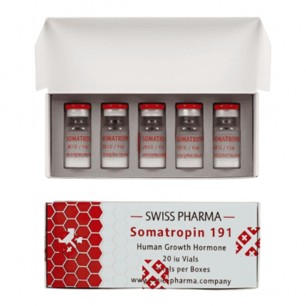 Swiss Pharma Somatropin 100 iu 5 Flakon