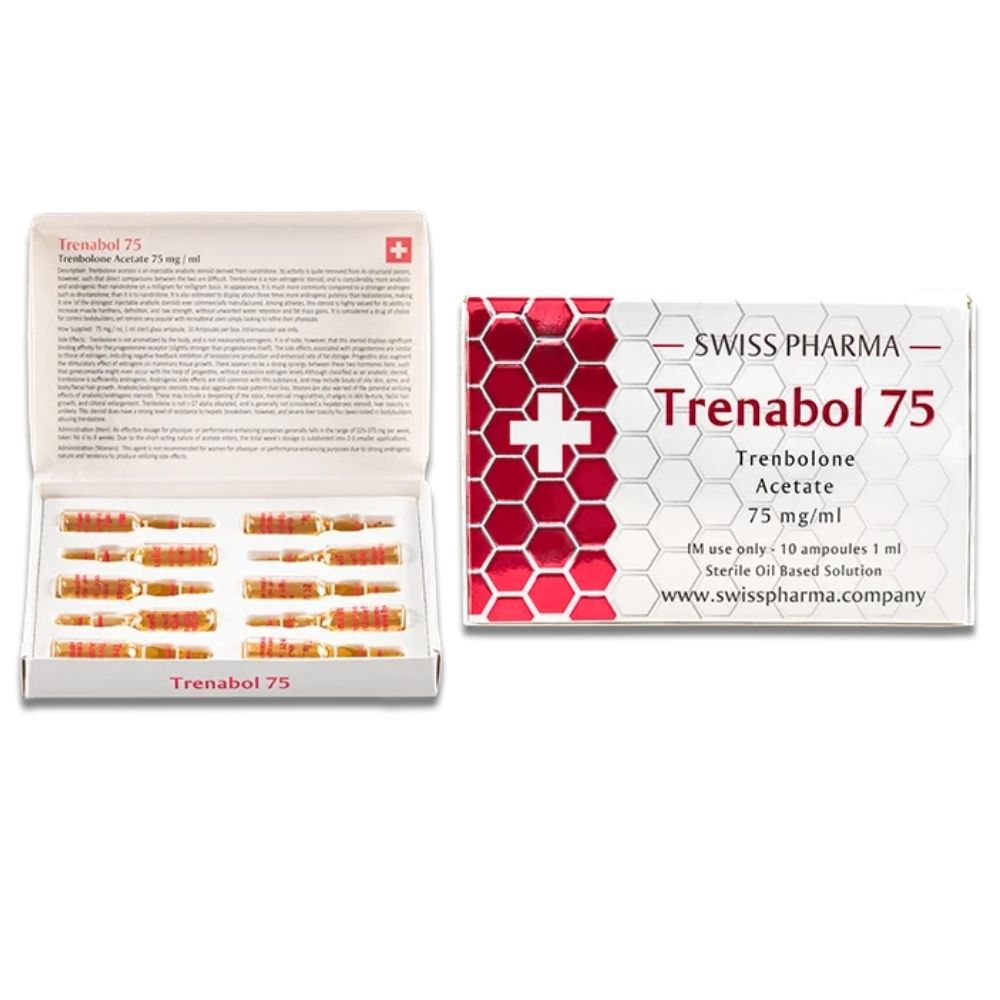 Swiss Pharma Trenbolone Acetate 75mg 10 Ampul