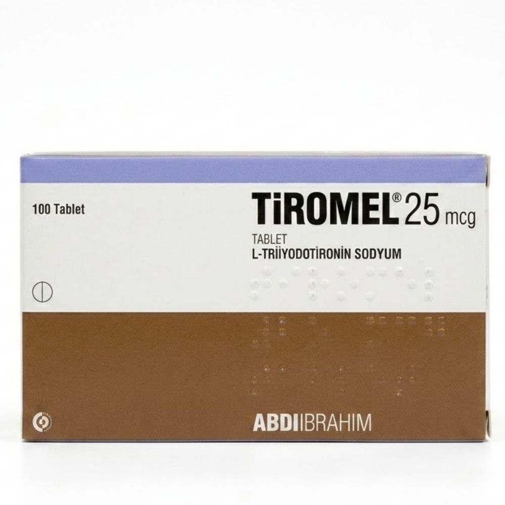 Tiromel T3 25mcg 100 Tablet