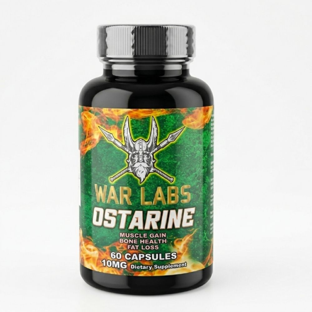 War Labs Ostarine (MK-2866) 10 mg – Kas Gelişimi & Yağ Yakımı | Muscle Preservation ve Performans Desteği | 60 Kapsül