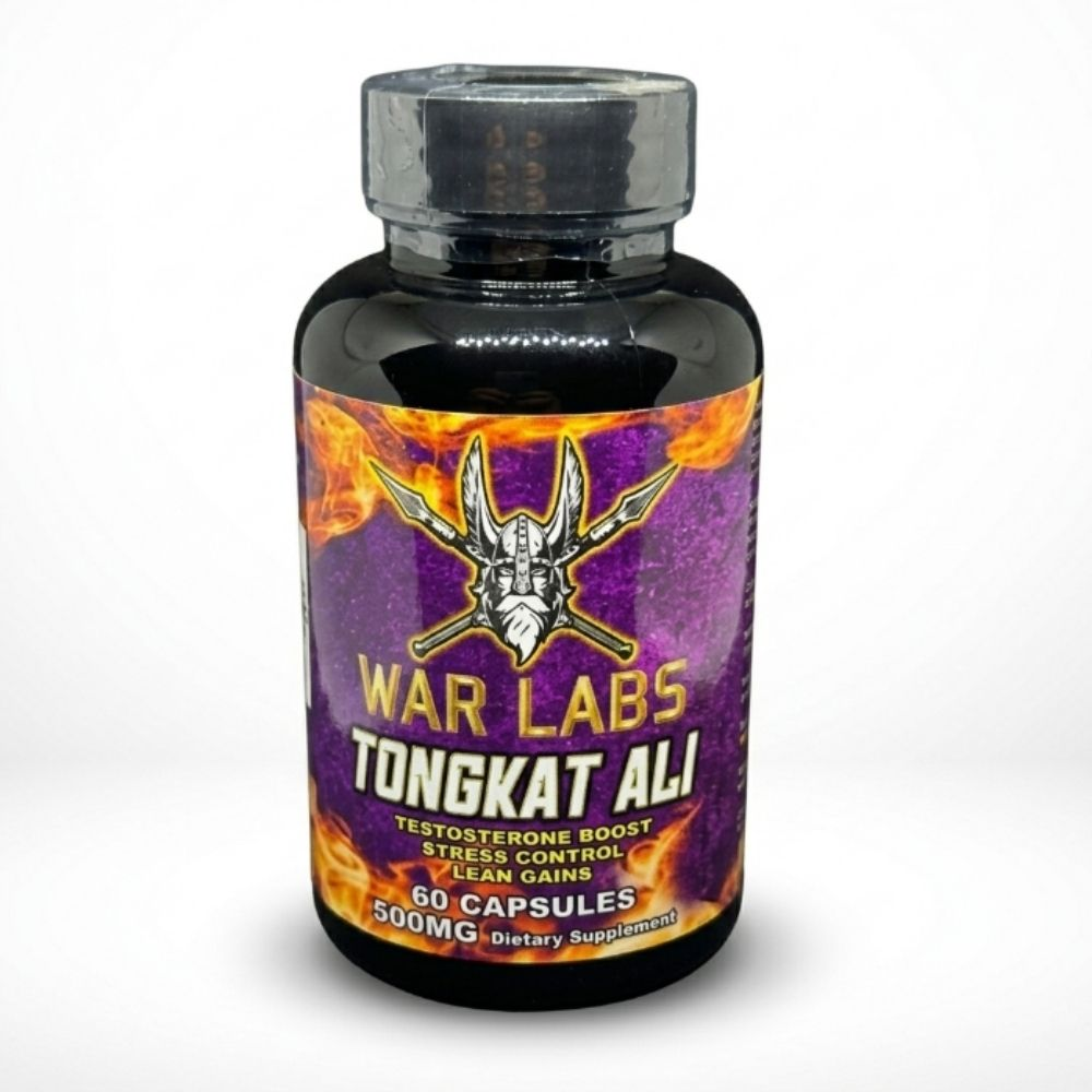 War Labs Tongkat Ali 500 mg – Testosteron & Libido Desteği | Enerji, Performans ve Stres Kontrolü | 60 Kapsül