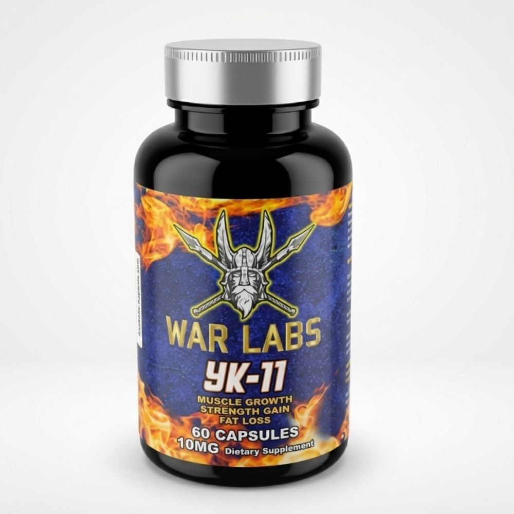 War Labs YK-11 10 mg – Kas Gelişimi & Güç Artışı | Lean Kütle ve Recomp Desteği | 60 Kapsül